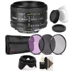 Nikon Af Nikkor 50mm F/1.8d Lens For Dslr Cameras With Accessories -Nikon store online Belk 1008