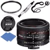 Nikon 50mm 1.8d Af Nikkor Lens For Digital Slr Camera + Lens Caps & More -Nikon store online Belk 1018