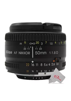 Nikon Af Nikkor 50mm F/1.8d Prime Lens (black)
