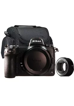 Nikon Z7II Mirrorless Digital Camera Body with FTZ II Mount Adapter & Camera Case