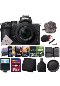 Nikon Z50 Mirrorless 20.9mp Expeed 6 Image Processor Digital Camera With 16-50mm Lens With Starter Accessory Kit