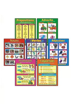TREND ENTERPRISES INC T-38932 Chart Seven Parts Of Speech Grades-2-5 Includes T38159 T38160 T38161