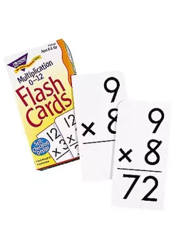 TREND ENTERPRISES INC T-53105 Flash Cards Multiplication 0-12-91/Box