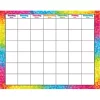 TREND ENTERPRISES INC Inc. T-27011 Colorful Brush Strokes Monthly Wipe Off Calendar