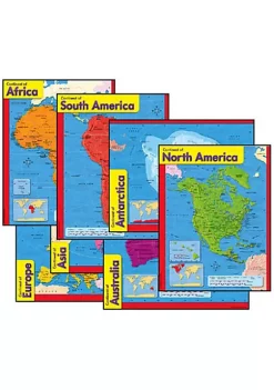 TREND ENTERPRISES INC Inc. T-38930 Combo Packs Continentsincludes T381 38 T38139 T38140 T38141 T38142 T381