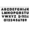 TREND ENTERPRISES INC T-433 Ready Letters 2 Inch Casual Black -Nikon store online Belk 1204