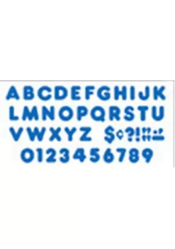 TREND ENTERPRISES INC T-435 Ready Letters 2 Inch Casual Blue