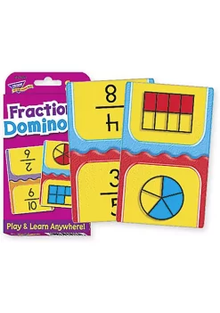 TREND ENTERPRISES INC Inc. T-24009 Challenge Cards Fractions Domino