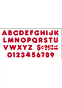 TREND ENTERPRISES INC T-457 Ready Letters 4 Inch Casual Red