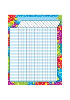 TREND ENTERPRISES INC Inc. T-73355 Stars N Swirls Incentive Chart