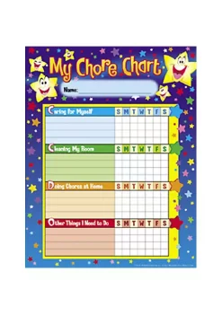 TREND ENTERPRISES INC Inc. T-73106 Chore Charts Stars 25 Charts 8.5 X 11