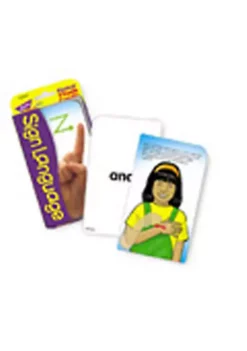 TREND ENTERPRISES INC T-23016 Pocket Flash Cards Sign Language-3 X 5 56 Two-Sided Cards