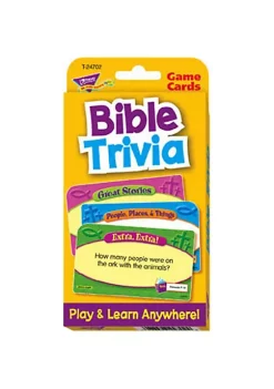 TREND ENTERPRISES INC T-24702 Bible Trivia Challenge Cards