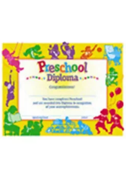 TREND ENTERPRISES INC T-17001 Classic Diploma Preschool-30/Pk 8-1/2 X 11 -Nikon store online Belk 1451