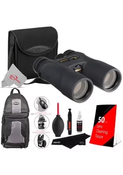 Nikon 10x42 Prostaf 5 Wp Binocular 7571 With Lens Tissue, Backpack And Cleaning Kit