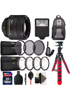Nikon Af-s Nikkor 85mm F/1.8g Lens + 32gb Accessory Kit For Nikon Dslr Cameras -Nikon store online Belk 230