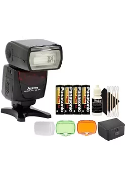 Nikon Sb-700 Af Speedlight Hot Shoe Mount Flash For Dslr Cameras With Batteries And More Accessories