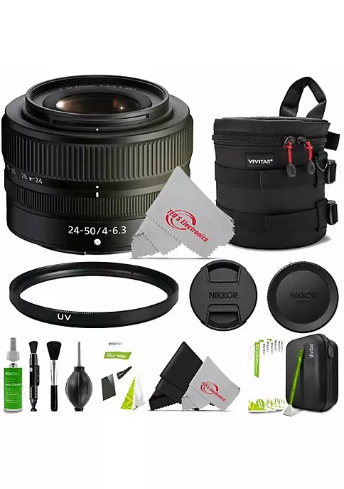Nikon Nikkor Z 24-50mm F/4-6.3 Lens For Full-frame Z Camera + Uv Filter Accessory Kit 8 Nikon Nikkor Z 24-50mm F/4-6.3 Lens For Full-frame Z Camera + Uv Filter Accessory Kit - Image 6