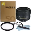 Nikon Af-s Nikkor 50mm F/1.8g Lens + 58mm Uv Filter +accessory Kit -Nikon store online Belk 257