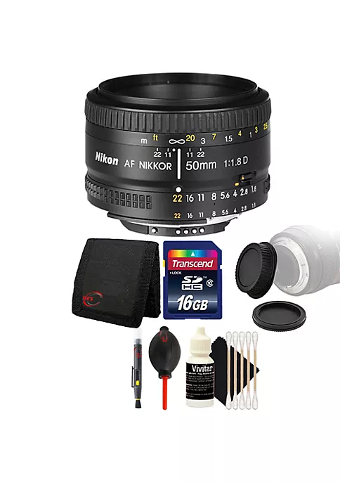 Nikon Af Nikkor 50mm F/1.8d Lens For Dslr Cameras And Accessory Kit 8 Nikon Af Nikkor 50mm F/1.8d Lens For Dslr Cameras And Accessory Kit - Image 6