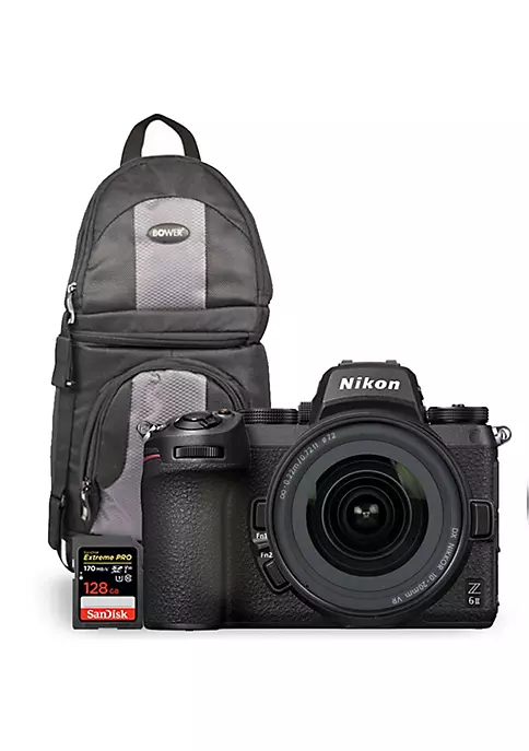 Nikon Z 6 MKII Mirrorless Digital Camera + AF-P DX Nikkor 10-20mm f4.5-5.6G VR Lens + FTZ II Mount Adapter + 128GB SDXC Memory Card Bundle 3 Nikon Z 6 MKII Mirrorless Digital Camera + AF-P DX Nikkor 10-20mm f4.5-5.6G VR Lens + FTZ II Mount Adapter + 128GB SDXC Memory Card Bundle