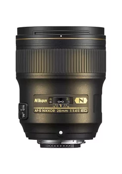 Nikon AF-S NIKKOR 28mm f/1.4E ED f/1.4-16 Fixed Zoom Camera Lens with UV Filter -Nikon store online Belk 387