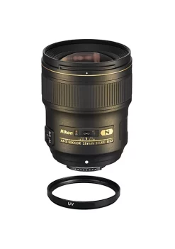 Nikon AF-S NIKKOR 28mm f/1.4E ED f/1.4-16 Fixed Zoom Camera Lens with UV Filter -Nikon store online Belk 390