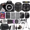 Nikon D5600 Digital Slr Camera + 18-55mm + Af-s 40mm F/2.8g Lens Accessory Bundle -Nikon store online Belk 393