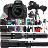Nikon D5600 24.2mp Digital Slr Camera With 18-55mm, 500mm And 650-1300mm Lens Accessory Kit -Nikon store online Belk 399