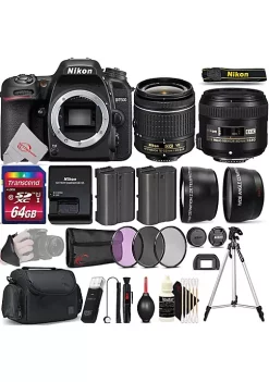 Nikon D7500 Digital Slr Camera + 18-55mm + Af-s 40mm F/2.8g Lens Accessory Bundle -Nikon store online Belk 410