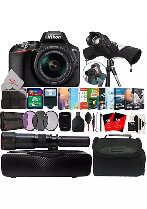 Nikon D3500 24.2mp Dslr Camera + 18-55mm & 650-1300mm Lens Accessory Kit 3 Nikon D3500 24.2mp Dslr Camera + 18-55mm & 650-1300mm Lens Accessory Kit