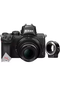 Nikon Z50 20.9mp Dx-format Mirrorless Digital Camera With 16-50mm Lens With Ftz Mount Adapter -Nikon store online Belk 428