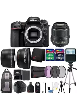 Nikon D7500 20.9mp Dx-format Cmos Sensor Digital Slr Camera With Af-p 18-55 Vr Mm Lens + Accessories 13 Nikon D7500 20.9mp Dx-format Cmos Sensor Digital Slr Camera With Af-p 18-55 Vr Mm Lens + Accessories -Nikon store online Belk 468