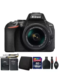Nikon D5600 Digital Slr Camera With 18-55mm Lens And Accessory Bundle