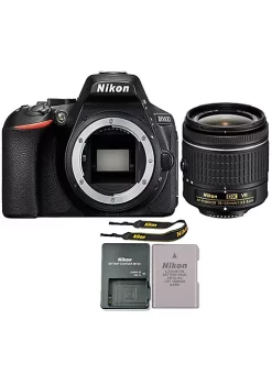 Nikon D5600 24.2mp Digital Slr Camera With 18-55mm F/3.5 - 5.6g Vr Af-p Dx Nikkor Lens
