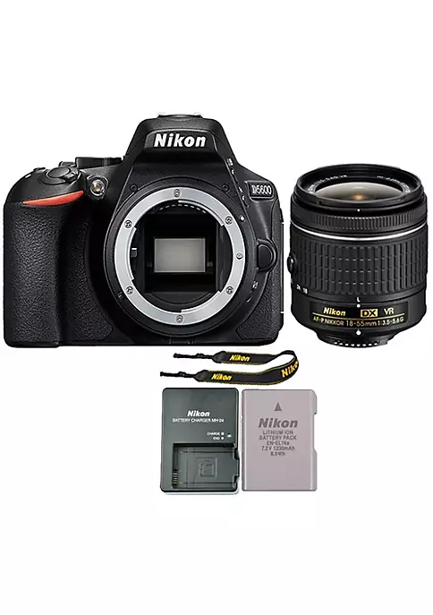 Nikon D5600 24.2mp Digital Slr Camera With 18-55mm F/3.5 - 5.6g Vr Af-p Dx Nikkor Lens 3 Nikon D5600 24.2mp Digital Slr Camera With 18-55mm F/3.5 - 5.6g Vr Af-p Dx Nikkor Lens