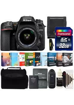 Nikon D7500 20.9mp Dslr Camera With 18-55mm Lens And Photo Editing Expert Software Accessory Kit -Nikon store online Belk 543