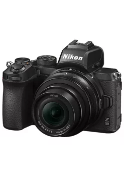Nikon Z50 Mirrorless 20.9mp Expeed 6 Image Processor Digital Camera With 16-50mm Lens With 32gb Accessory Kit -Nikon store online Belk 556