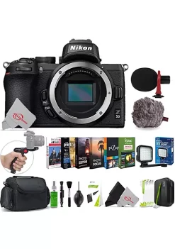 Nikon Z 50 20.9mp Mirrorless Digital Camera Body + Software Bundle Accessory Kit