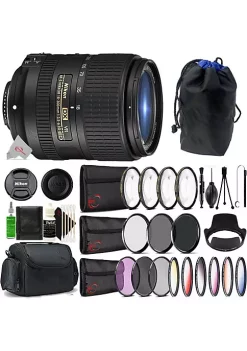 Nikon Af-s Dx Nikkor 18-300mm F/3.5-6.3g Ed Vr Aps-c Lens With Top Filter Accessory Kit