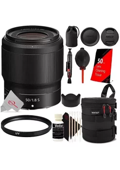 Nikon Nikkor Z 50mm F/1.8 S Full-frame Lens + Uv Filter And Top Accessory Kit -Nikon store online Belk 686