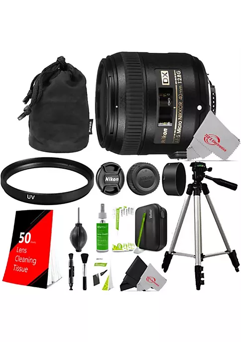 Nikon Af-s Dx Micro Nikkor 40mm F/2.8g For Macro Shooting Lens With Uv + Cleaning Accessory Kit 3 Nikon Af-s Dx Micro Nikkor 40mm F/2.8g For Macro Shooting Lens With Uv + Cleaning Accessory Kit
