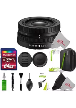 Nikon Nikkor Z Dx 16-50mm F/3.5-6.3 Vr Wide Angle Lens With Cleaning Accessory Kit For Dx-format Z-mount Mirrorless Cameras