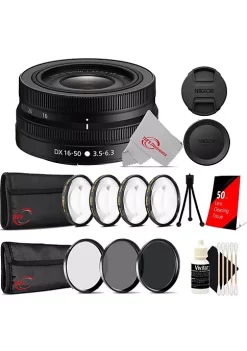 Nikon Nikkor Z Dx 16-50mm F/3.5-6.3 Vr Wide Angle Lens With Filter Accessory Kit For Dx-format Z-mount Mirrorless Cameras -Nikon store online Belk 814