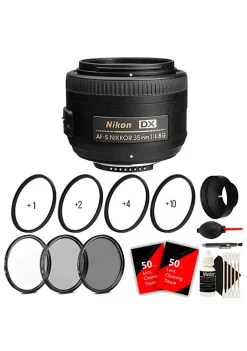 Nikon 35mm F/1.8g Af-s Dx Lens With Accessory Bundle For Digital Slr Cameras -Nikon store online Belk 861