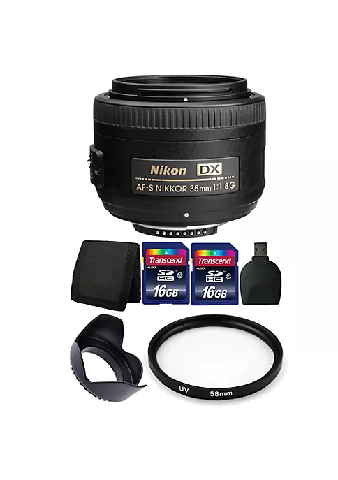 Nikon 35mm F/1.8g Af-s Dx Lens With Accessory Kit For Digital Slr Cameras 8 Nikon 35mm F/1.8g Af-s Dx Lens With Accessory Kit For Digital Slr Cameras - Image 6