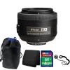 Nikon Af-s Dx Nikkor 35mm F/1.8g Lens With Accessory Kit For Dslr Cameras -Nikon store online Belk 889