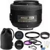 Nikon Af-s Dx Nikkor 35mm F/1.8g Lens With Accessory Kit For D5500 , D5600 , D7100 And D7200 -Nikon store online Belk 912