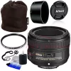 Nikon 50mm F/1.8g Af-s Lens For Digital Slr Cameras + Pouch And More