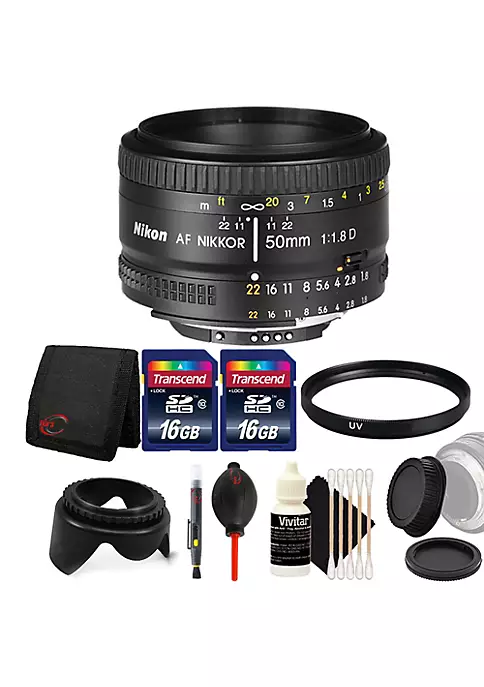 Nikon Af Nikkor 50mm F/1.8d Lens For Dslr Cameras And Accessory Bundle 8 Nikon Af Nikkor 50mm F/1.8d Lens For Dslr Cameras And Accessory Bundle - Image 6